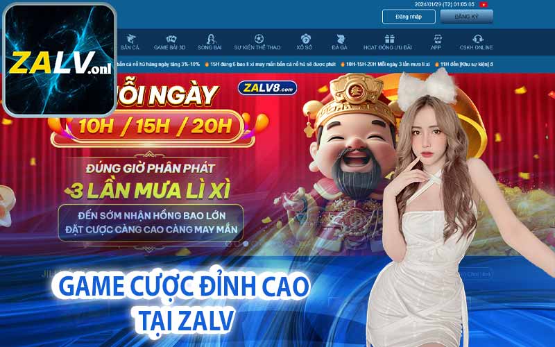 Game cược đỉnh cao tại Zalv