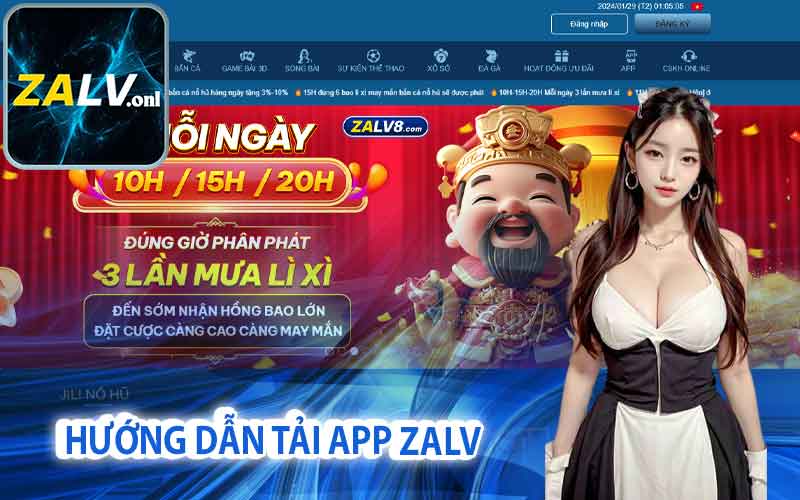 Hướng dẫn tải app Zalv