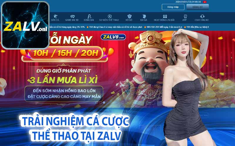 Trải nghiệm cá cược thể thao tại Zalv