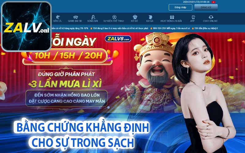 Bằng chứng khẳng định cho sự trong sạch