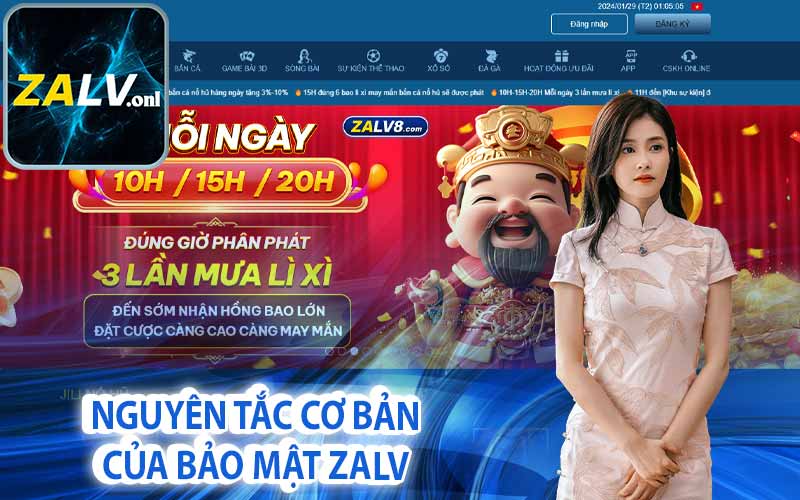 Nguyên tắc cơ bản của bảo mật Zalv