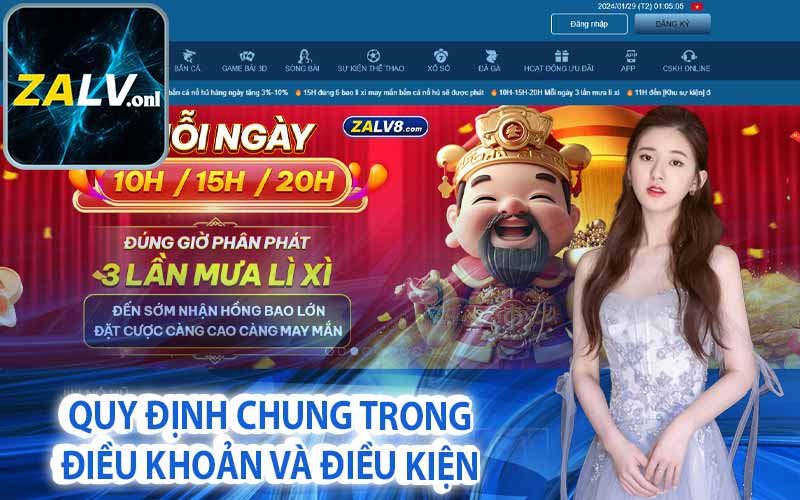 Quy định chung trong điều khoản và điều kiện