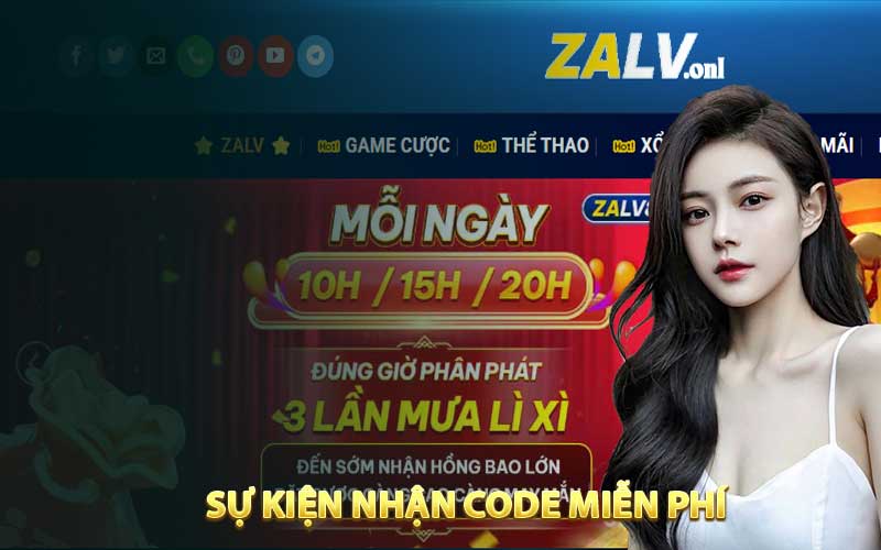 Sự kiện đặc biệt tại ZALV nhận code miễn phí