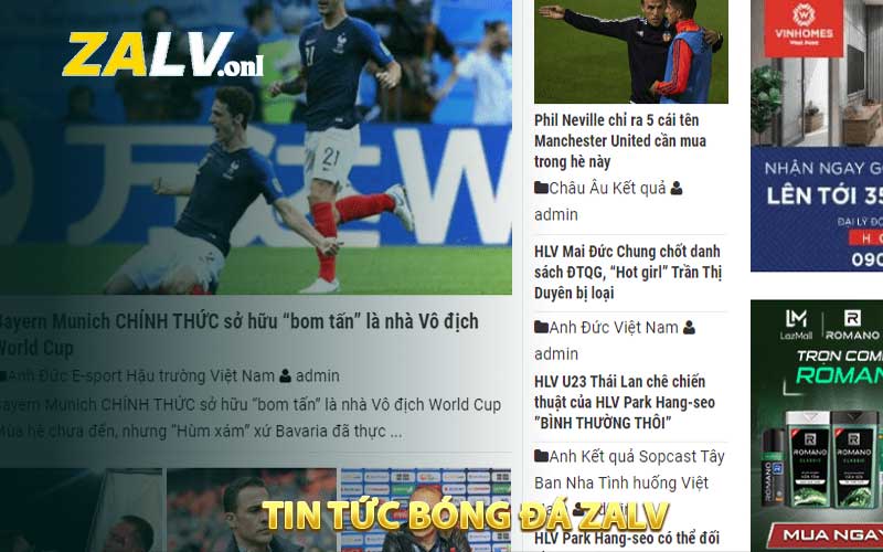 Tin Tức Bóng Đá ZALV